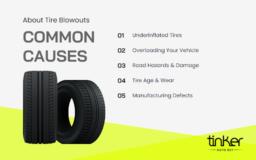 common causes of tire blowouts